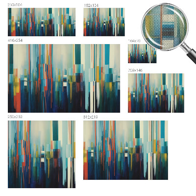 Papel de parede 3D Listras abstratas