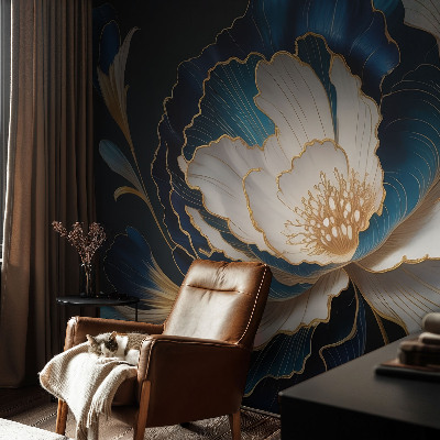 Papel de parede autocolante para quarto Estampa floral