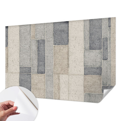 Papel de parede autocolante com padrão de mosaico geométrico