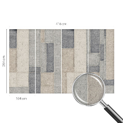 Papel de parede autocolante Mosaico geométrico