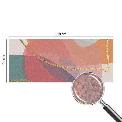 Papel de parede 3D Formas coloridas