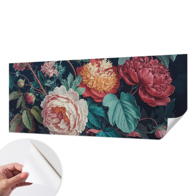 Papel de parede infantil Flores coloridas
