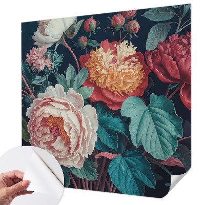 Papel de parede infantil Flores coloridas