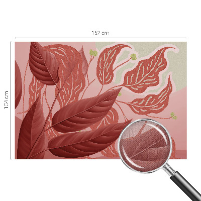 Papel de parede autocolante para sala Folhas orgânicas