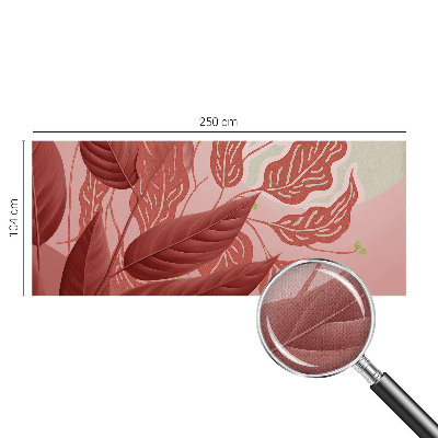 Papel de parede autocolante para sala Folhas orgânicas
