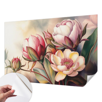 Autocolante de parede fotográfico Um buquê de flores