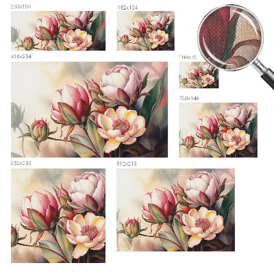 Autocolante de parede fotográfico Um buquê de flores