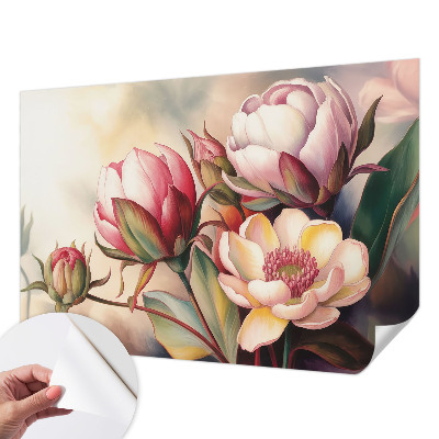 Autocolante de parede fotográfico Um buquê de flores