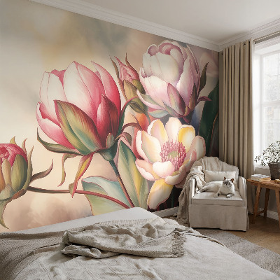 Autocolante de parede fotográfico Um buquê de flores