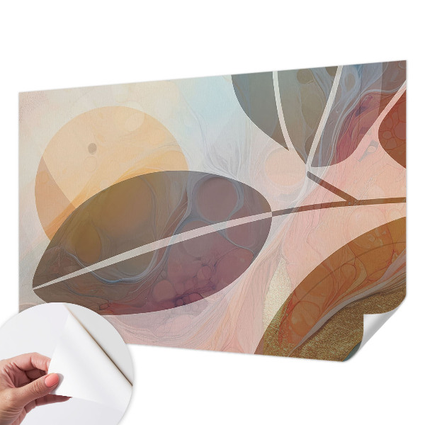 Papel de parede autocolante Folhas harmoniosas