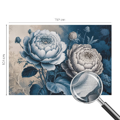 Papel de parede infantil Flores românticas