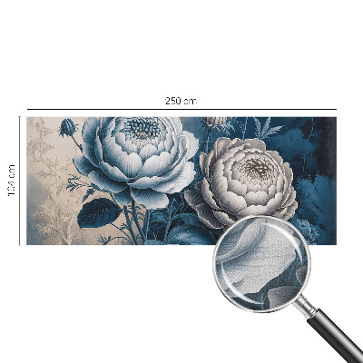 Papel de parede infantil Flores românticas