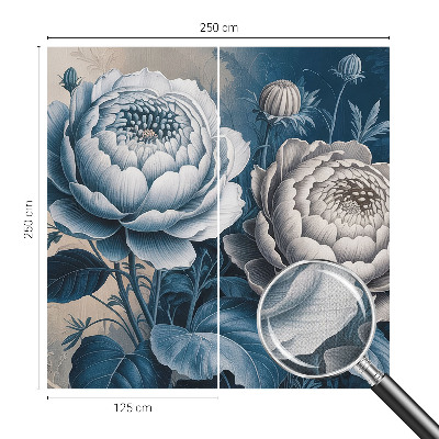 Papel de parede infantil Flores românticas