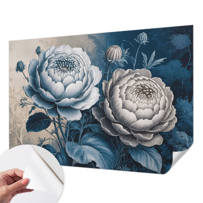 Papel de parede infantil Flores românticas