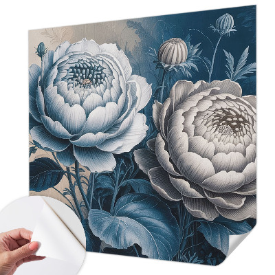 Papel de parede infantil Flores românticas