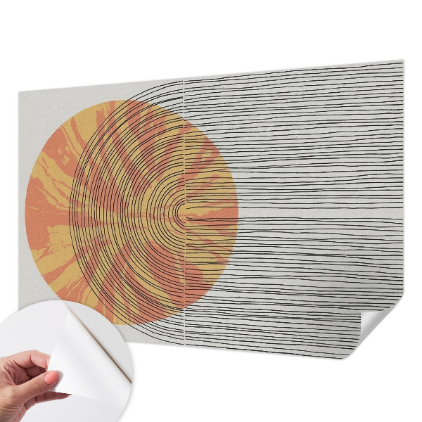 Autocolante de parede fotográfico Círculo com linhas