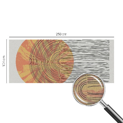 Autocolante de parede fotográfico Círculo com linhas