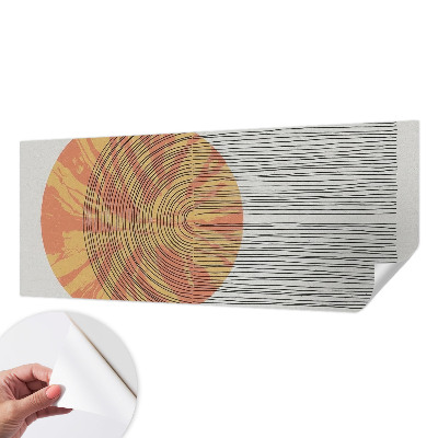 Autocolante de parede fotográfico Círculo com linhas