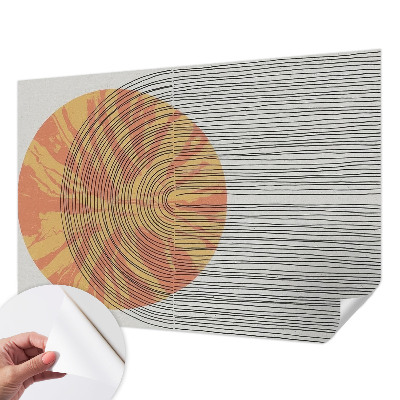 Autocolante de parede fotográfico Círculo com linhas