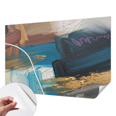 Papel de parede infantil com padrão abstrato