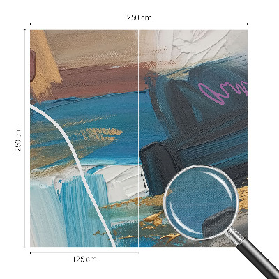 Papel de parede infantil Padrão abstrato