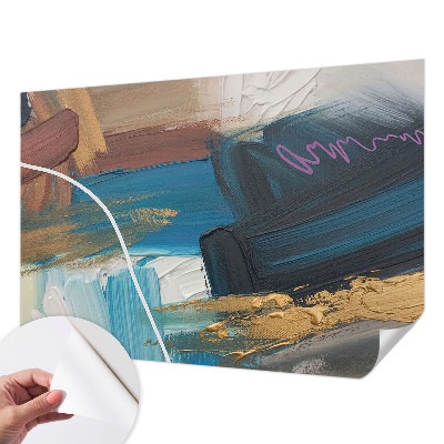 Papel de parede infantil com padrão abstrato