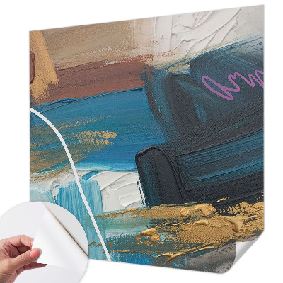 Papel de parede infantil com padrão abstrato