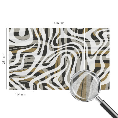 Papel de parede para criança Linhas abstratas
