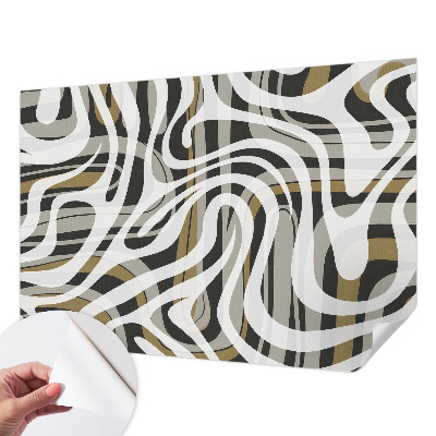 Papel de parede para criança Linhas abstratas