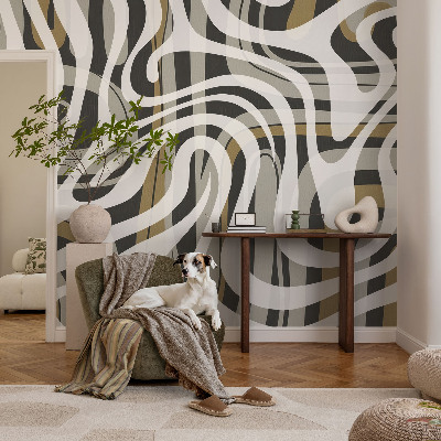 Papel de parede para criança Linhas abstratas