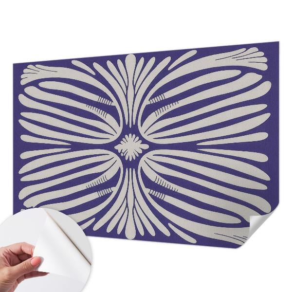 Papel de parede autocolante Simetria floral