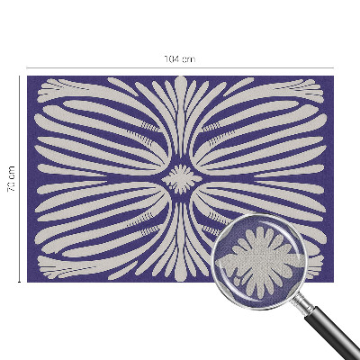Papel de parede autocolante Simetria floral