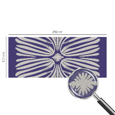 Papel de parede autocolante Simetria floral