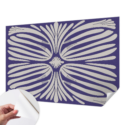Papel de parede autocolante Simetria floral
