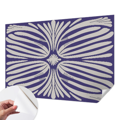 Papel de parede autocolante Simetria floral