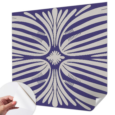 Papel de parede autocolante Simetria floral