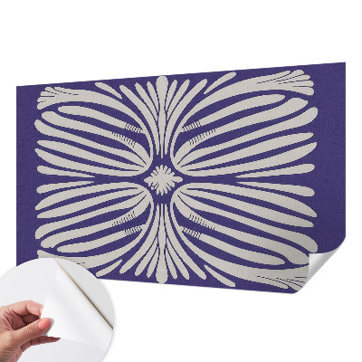 Papel de parede autocolante Simetria floral