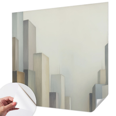 Papel de parede autocolante para quarto Arranha-céus da cidade