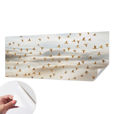 Papel de parede para criança Pássaros em voo