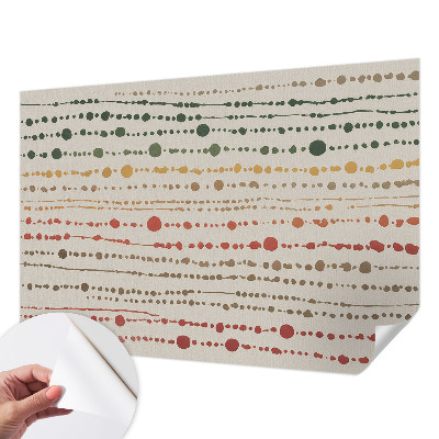 Papel de parede autocolante para sala Pontos coloridos