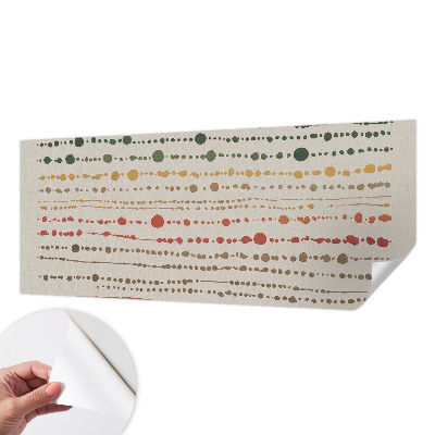 Papel de parede autocolante para sala Pontos coloridos