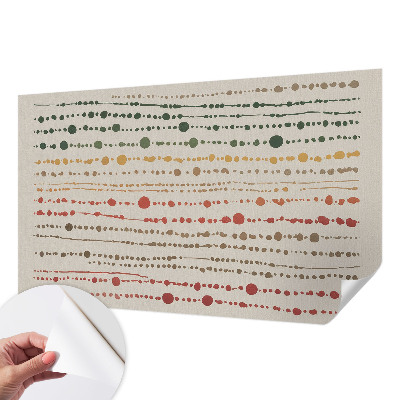 Papel de parede autocolante para sala Pontos coloridos