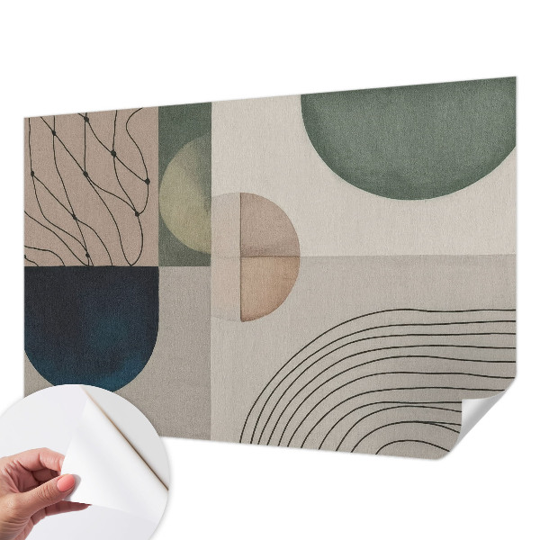 Papel de parede infantil Formas geométricas