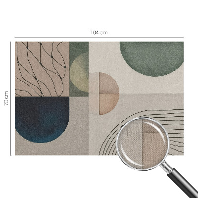 Papel de parede infantil Formas geométricas