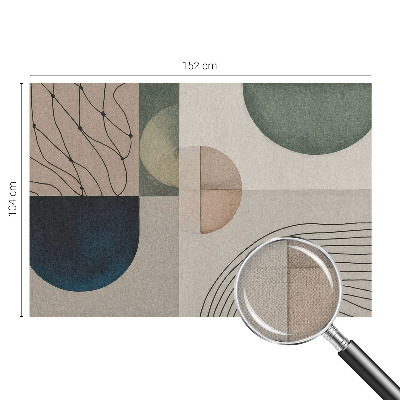 Papel de parede infantil Formas geométricas