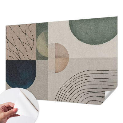 Papel de parede infantil Formas geométricas