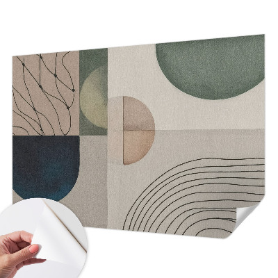 Papel de parede infantil Formas geométricas