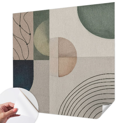 Papel de parede infantil Formas geométricas
