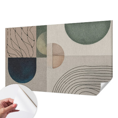 Papel de parede infantil Formas geométricas