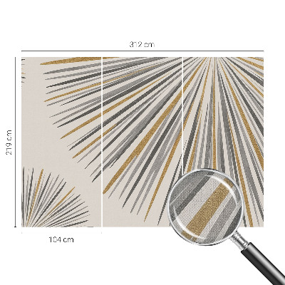 Papel de parede autocolante Leques geométricos